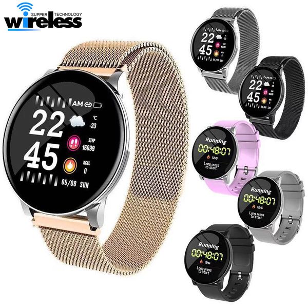 

w8 smart watches android watches men fitness bracelets for women heart rate monitorof sport watch for phones with retail box