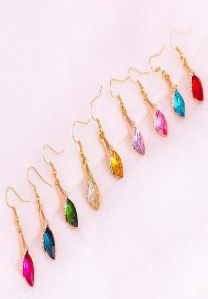 

серьги висячие оптовые ювелирные изделия brincos stud серебро серьги моды серьги венчания невесты рождество кристалл hat7890 sqvgz, Silver