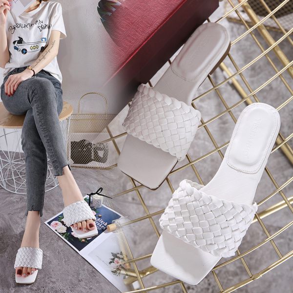 

fashion womens shoes 2020 beige heeled sandals high heels slip-on loafers summer women's luxury black for female comfort block