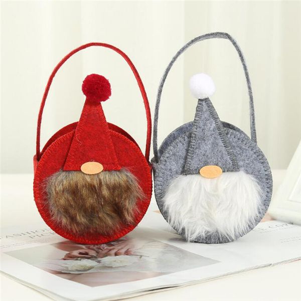 

christmas decorations 12*7.5cm santa claus candy bag gift for kids year festival party decoration supplie