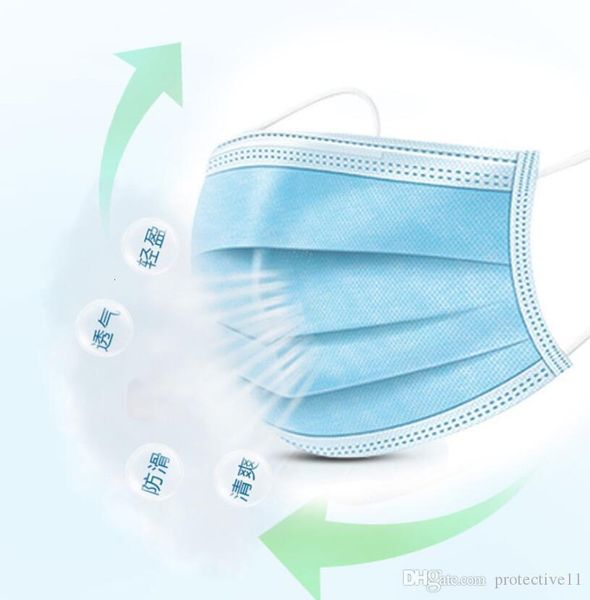 

dhl face masks ship fast with elastic ear loop 3 ply breathable and comfortable for b 3m8x