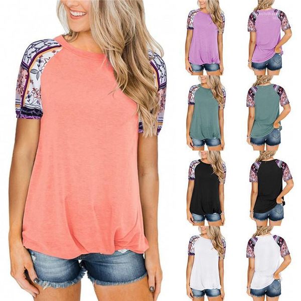 

sleeve print tees crew neck famale womens summer designer loose casual t shirt fashion short, White