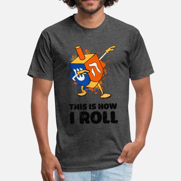 

dabbing chanukah this is how i roll t shirt men designer tee shirt plus size 3xl normal cute funny summer normal shirt