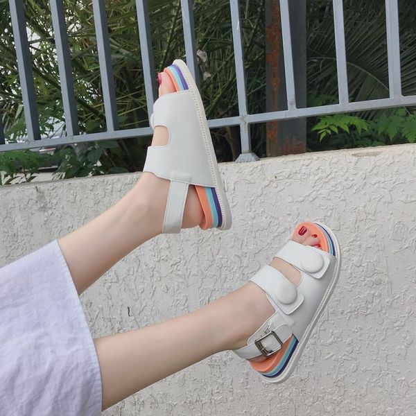 

dress shoes cinessd platform sandals woman slippers female women 2021 rome summer sandale femme sandles, Black