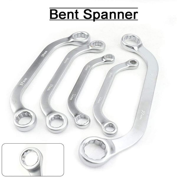

5pcs s type c type double ended ring spanner wrench set