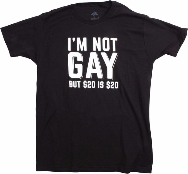 

fashionable 2019 summer t-shirt simple style tee i'm not gay funny offensive humor bachelor party groom t shirt