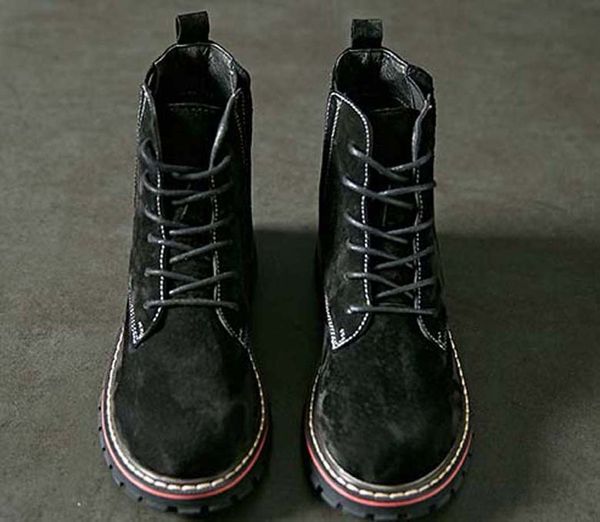 

fashion leather star women shoes woman leather short autumn winter ankle fashion brand women boots 05 px97, Black