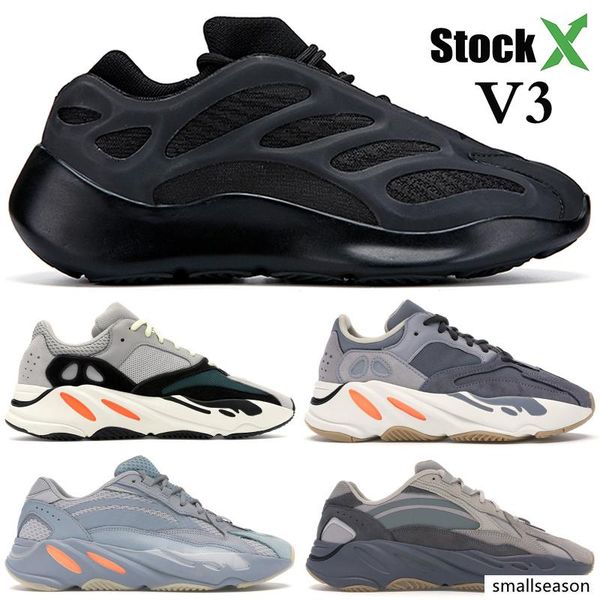 

700 new v3 alvah black azael mens running shoes kanye west 700 wave runner vanta inertia men designer shoes women sneakers