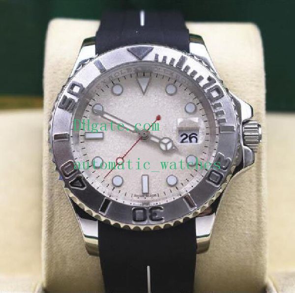 

black rubber strap ceramic bezel 40mm luxury watches 126655 116655 asia 2813 mechanical automatic steel bezel men's wristwatches, Slivery;brown