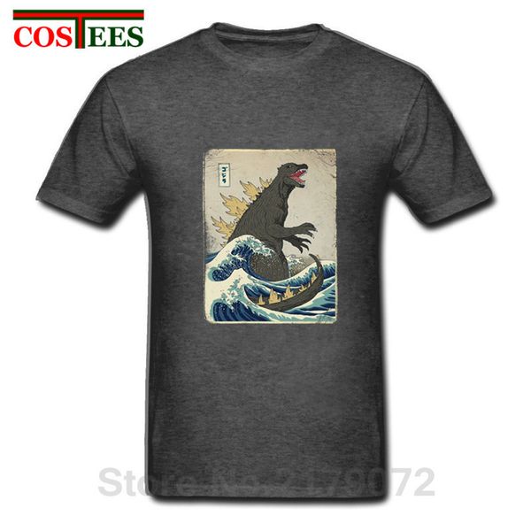 

parody vintage japan anime big in japan kaiju t shirts men the great wave off kanagawa t-shirt jurassic harajuku retro tee shirt