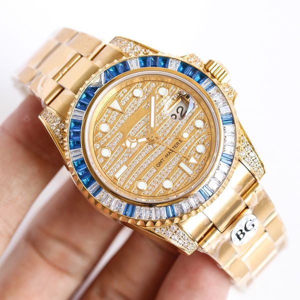 

116758/9 sa luxury designer watches mens watch 2836 movement movement automatic dual time zone 40mm high-end men watch a4, Slivery;brown