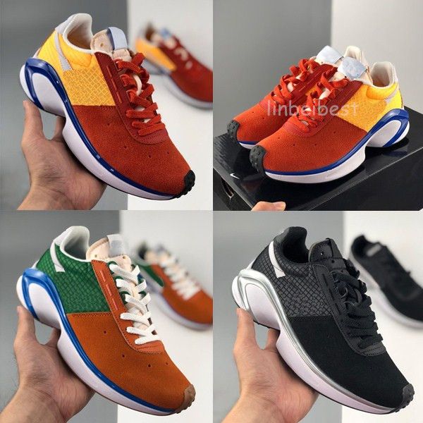 

d ms x waffle starfish men women running shoes black white orange green red chaussures outdoor mens sports trainers sneakers size 36-45