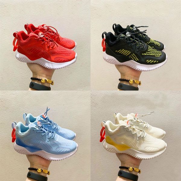 

alphabounce 3.0 summer вдох дети кроссовки мальчиков тренеры девушка молодежь ребенок спорт sneaker размер 28-35, White;red