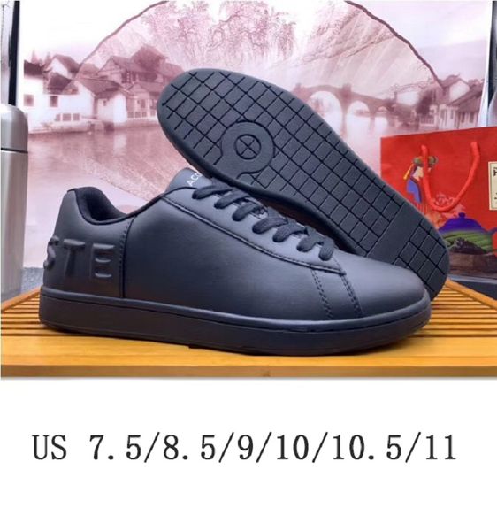 

retro classic style crocodile pattern low board shoes casual leather shoes two color splicing wear-resisting business men shoes, Black