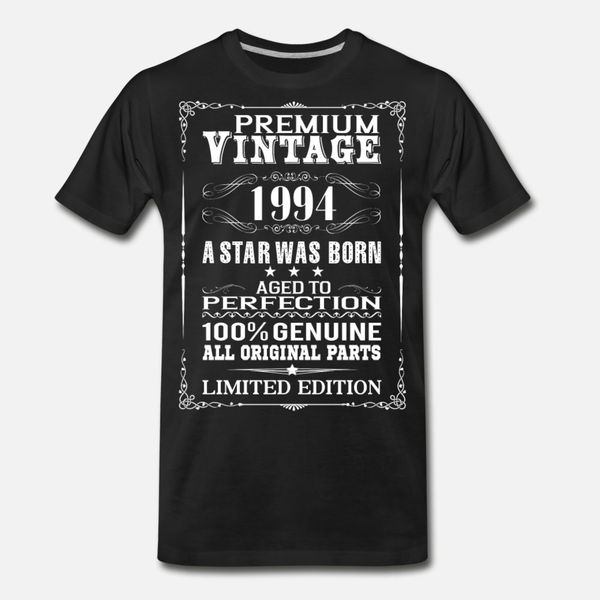 

premium vintage 1994 t shirt men printing 100% cotton crew neck family loose casual spring natural shirt