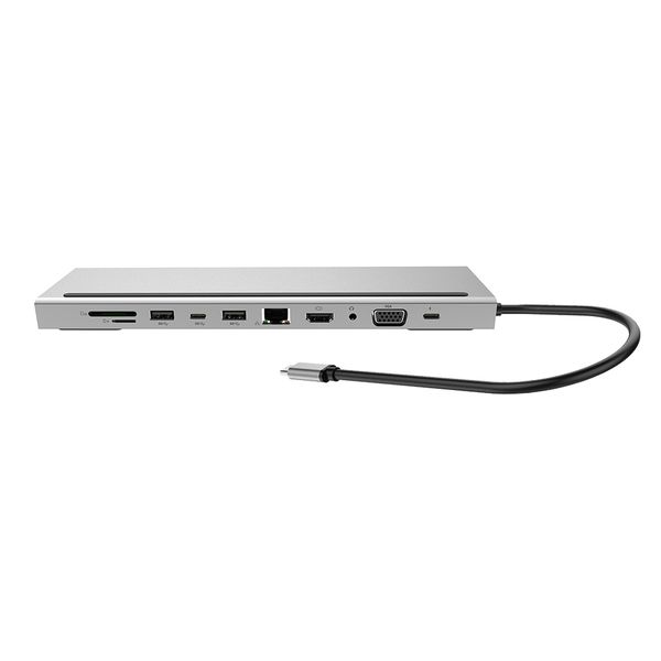 

11 in 1 usb type c hub adapter lapdocking station to hdmi vga rj45 pd