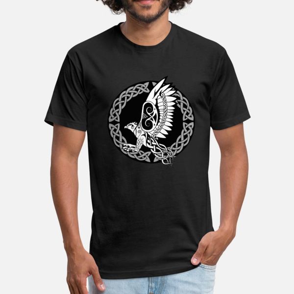 

кельтская гарпия eagle тенниски мужчины печати хлопок o шея unisex сыпучего новой мода лето стиля письмо рубашка