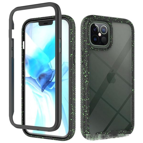 

for iphone 12 case dual layer protective hybrid clear soft tpu hard pc back cover case for iphone 12 pro max