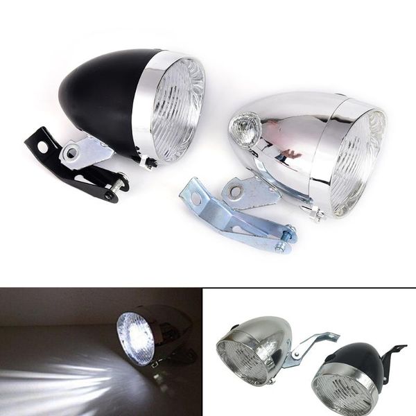 

bike lights quality 1 pcs 3 led vintage lamp bicycle headlight front light retro 9*7*7cm