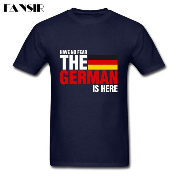 

hip hop t shirts men male have no fear the german is here men tshirt short sleeve o neck team clothing