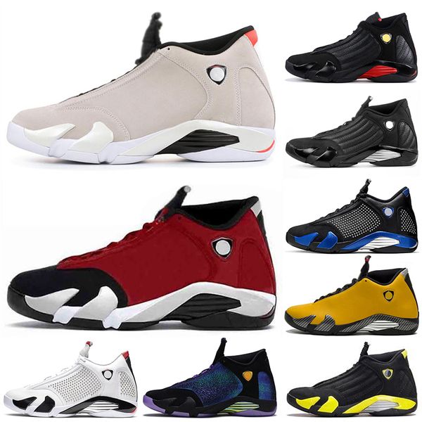 

discount gym red 14 14s spm white dmp doernbecher bred mens basketball shoes university red gold desert sand mens trainers sport sneakers, Black