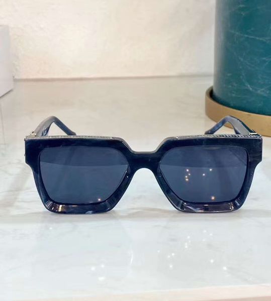 

luxu classic square sunglasses marble blue gold frame gafas de sol men fashion sugnlasses glasses shades with case, White;black