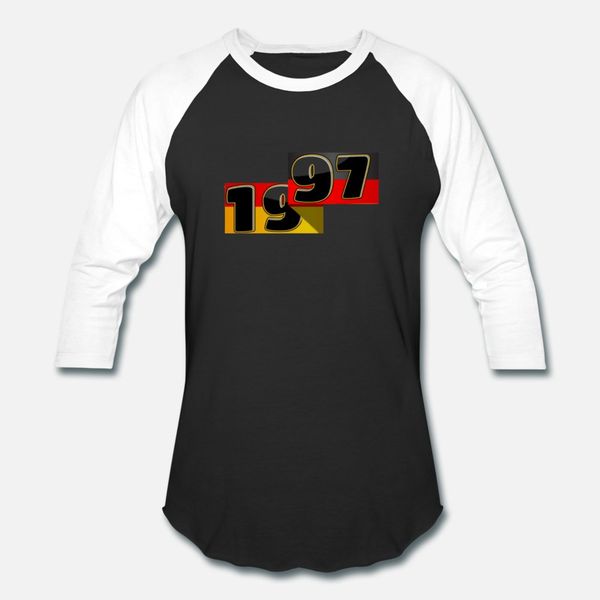 

1997 t shirt men create 100% cotton plus size 3xl letters loose breathable summer style natural shirt