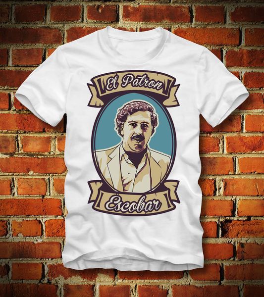 

2019 новая летняя майка смешные t shirt pablo эскобар el patron кокаин colombia mafia rebel пользовательские футболки