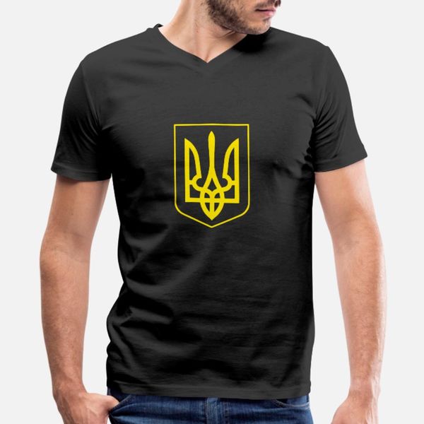 

ukrainian ukraine coat of arms country flag t shirt men print tee shirt round neck normal gift authentic summer letters shirt