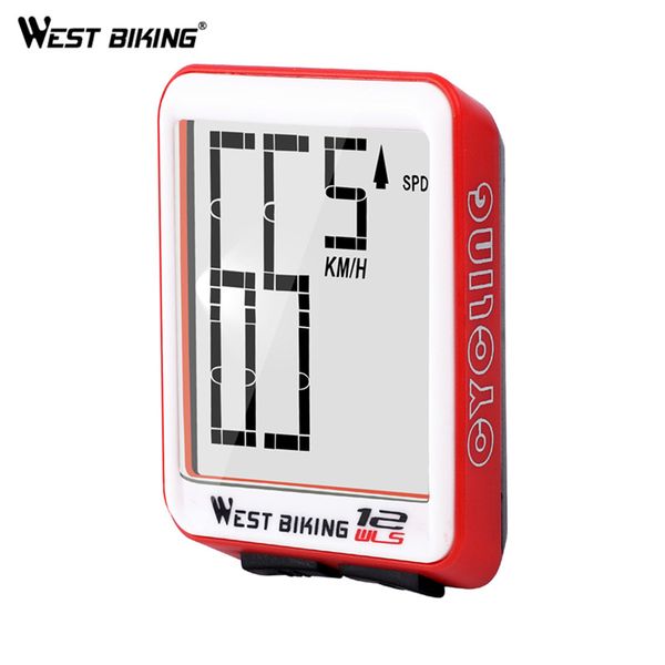 

west biking bike computer multifunction led digital rate mtb bicycle speedometer wireless cycling odometer computer satch