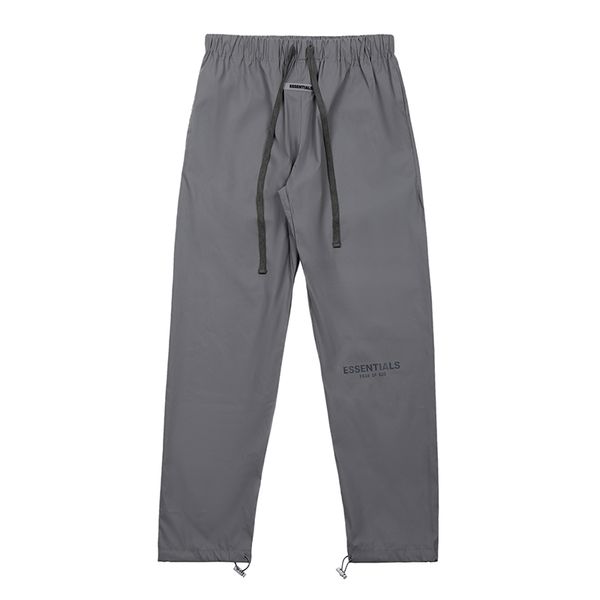 grey reflective elasticated joggers
