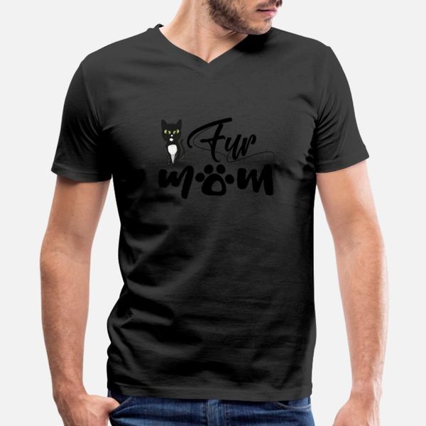 

fur mom cat lover cat mum funny sassy slogan t shirt men designing 100% cotton euro size s-3xl slim interesting basic summer original shirt