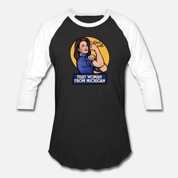 

i stand with that women from michigan t shirt men character cotton o neck letters anti-wrinkle breathable summer normal shirt