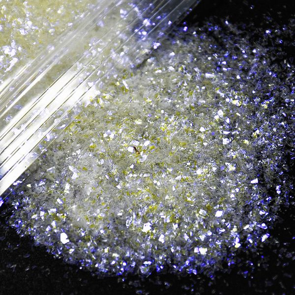 

50г / мешок радужные nail art нерегулярные блестки лазерная блеск голографическая shinny paillette galaxy зеркало colorchange блеск pa101, Silver;gold