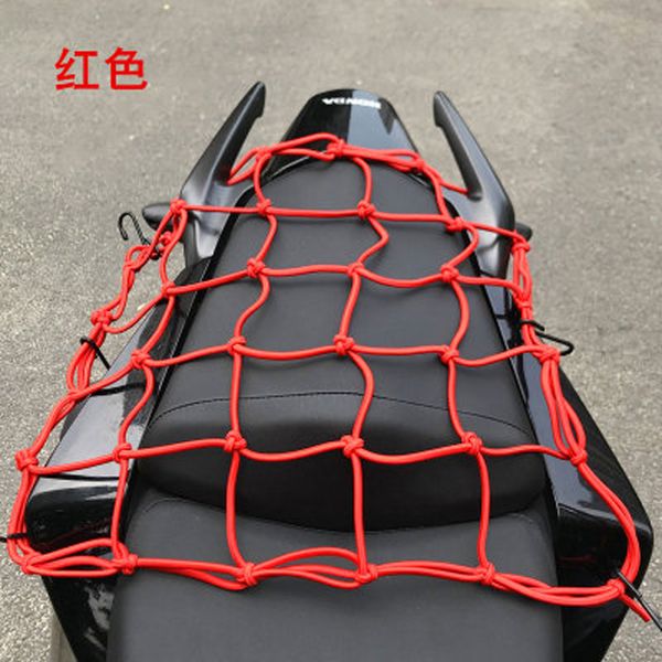 

motorcycle bike 6 hooks hold black helmet mesh fuel tank luggage net mesh motorcycle accessories