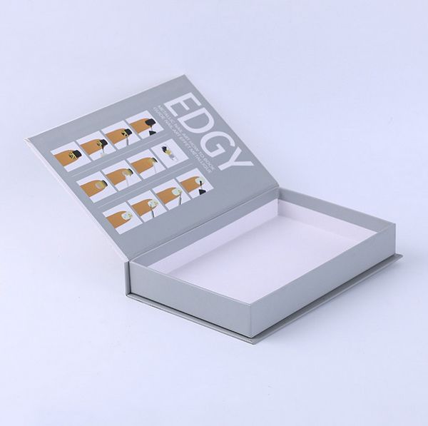 

Flat Folding Cardboard Gift box Collapsible Magnetic Box Custom Magnetic Closure Foldable Boxes ---PX0388