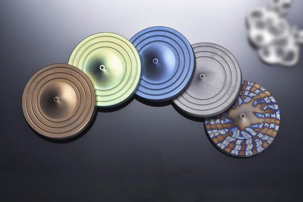 

mg titanium edc labyrinth gallery pawn corridor kill time puzzle game toy hand spinner handspinner w/ shock resistance ceramic beads