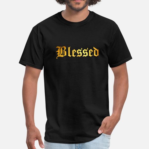 

blessed t shirt men print cotton s-3xl normal sunlight new fashion summer style unique shirt