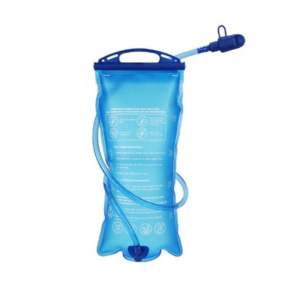 

portable tpu water bag 2l hydration system bladder backpack camping hiking climbing cycling foldable drinking bags