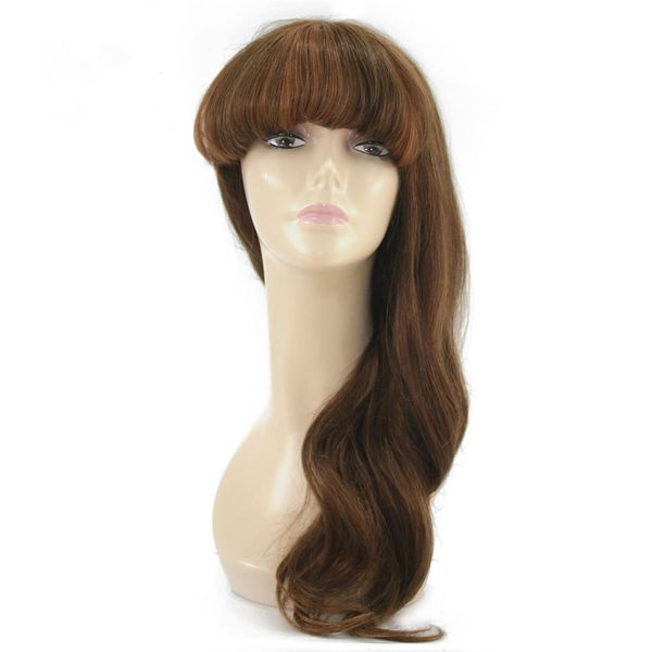 

natural color full lace human hair wigs lace front wigs for black women loose wave brazilian peruvian malaysian indian virgin hair, Black;brown