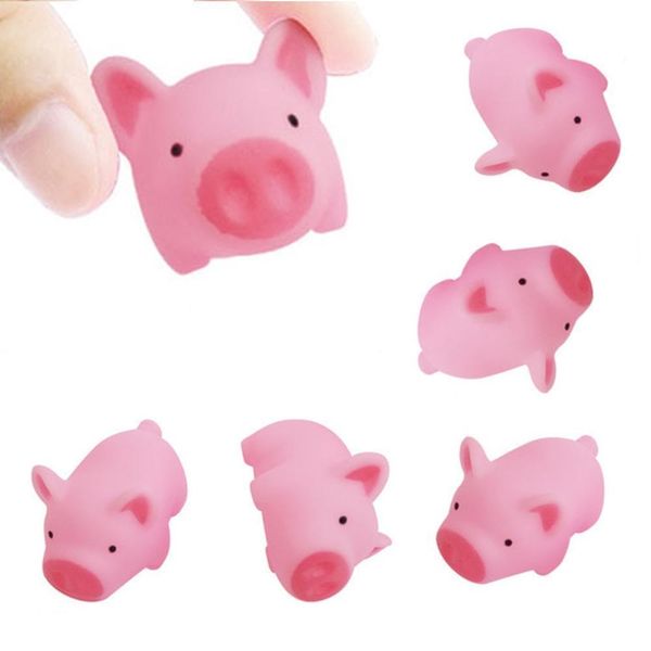 

stress shipping cute pink funny reliever children kids toy pig gift squeeze healing decompression new w bcipi