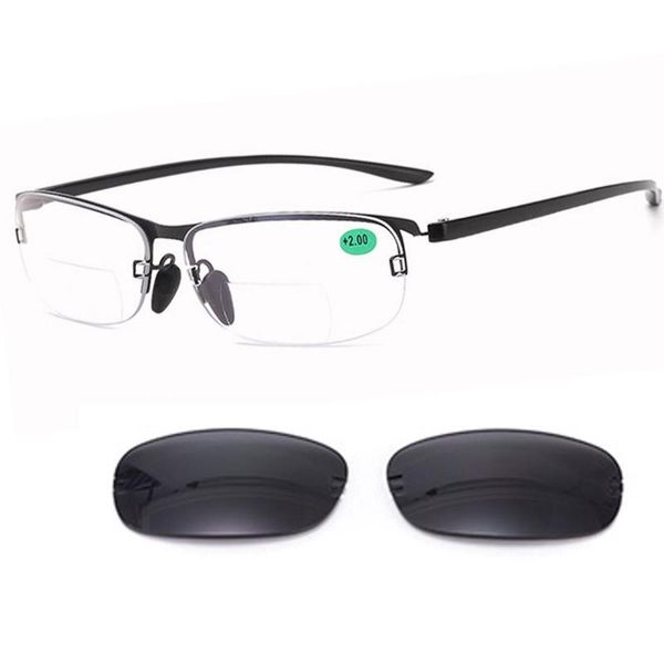 

progressive multifocal multifocus reading glasses transition bifocals bifocal sunglasses men eyewear hyperopia presbyopia reader, White;black