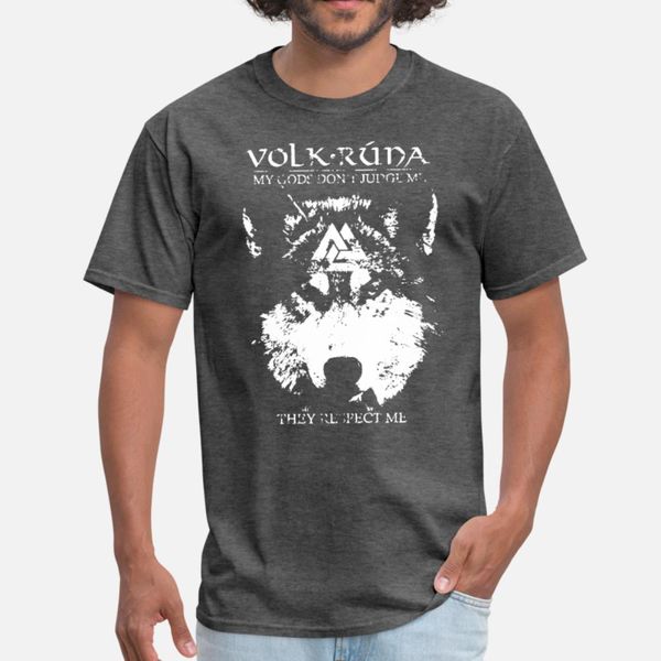 

they respect me asatru wolf pagan thor odin folk w t shirt men printed short sleeve crew neck outfit crazy authentic summer style shirt