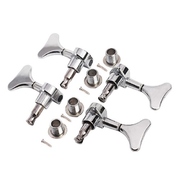 

chrome bass guitar tuning pegs machine heads tuners for ibanez replacement 2l2r