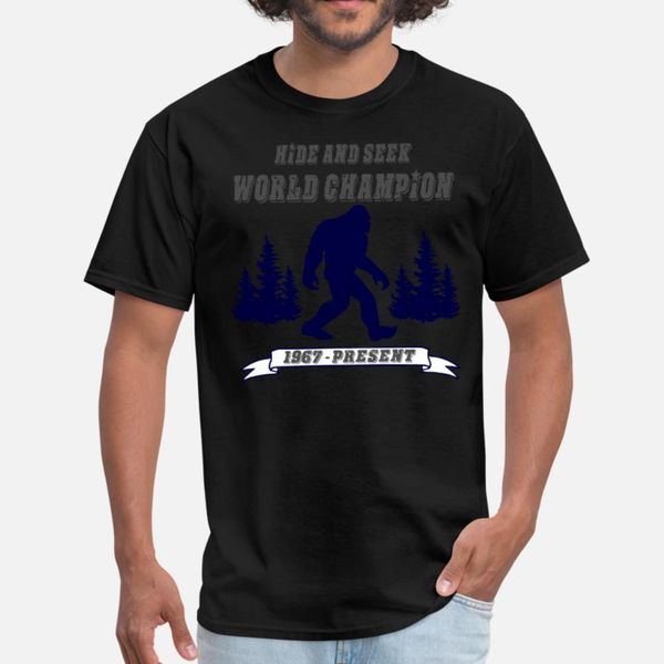 

hide seek world champion t shirt men create short sleeve round collar natural fit authentic spring autumn novelty shirt