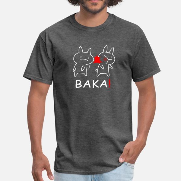 

funny baka rabbit anime and manga t shirt men cute short sleeve euro size s-3xl costume cute authentic summer standard shirt