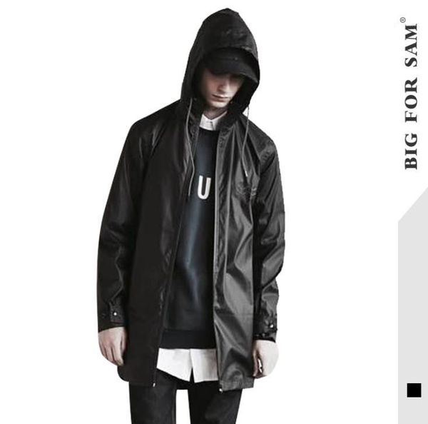 

casual waterproof windbreaker thin coats mens active outdoor trench coats autumn winter mens designer coat fashoin, Tan;black