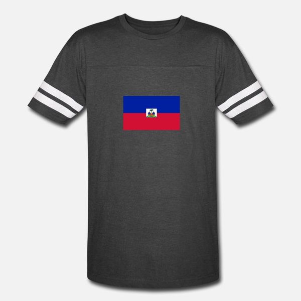 

national flag of haiti t shirt men knitted tee shirt crew neck cool crazy new style spring family shirt
