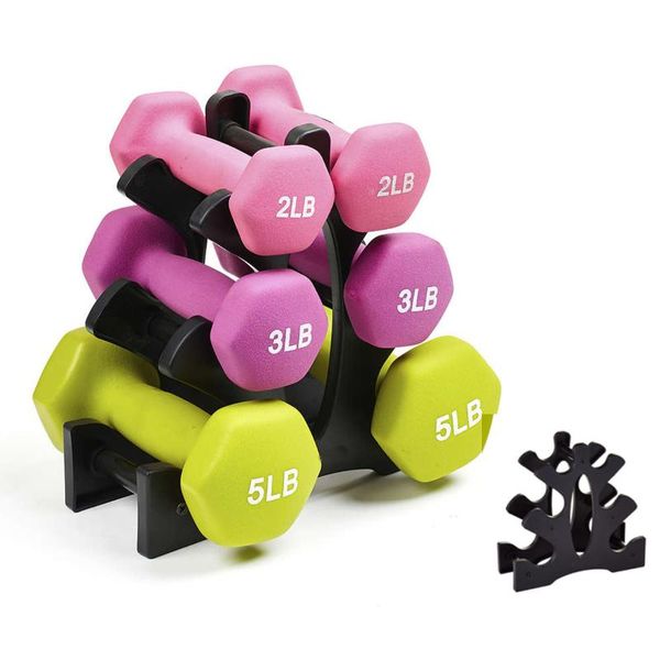 

dumbbells 3-tier dumbbell storage rack stand multi-layer hand-held for home office and gym