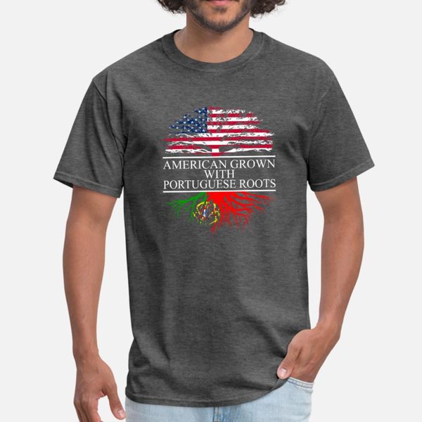 

американский grown с португальские корни t shirt men печатное 100% хлопок размер s-3xl basic твердая известный мода лето оригинал рубашка